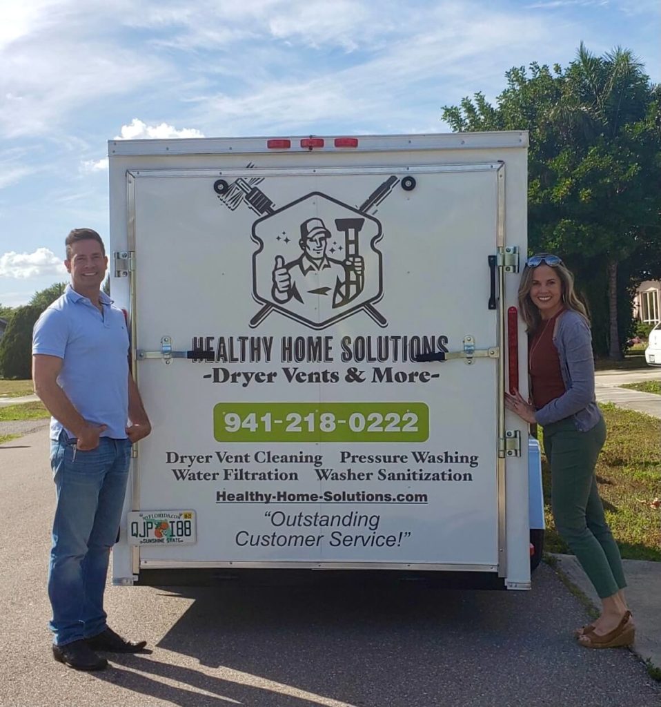 Dave & Kim Barton - Owners of Healthy Home Solutions Dryer Vents & More